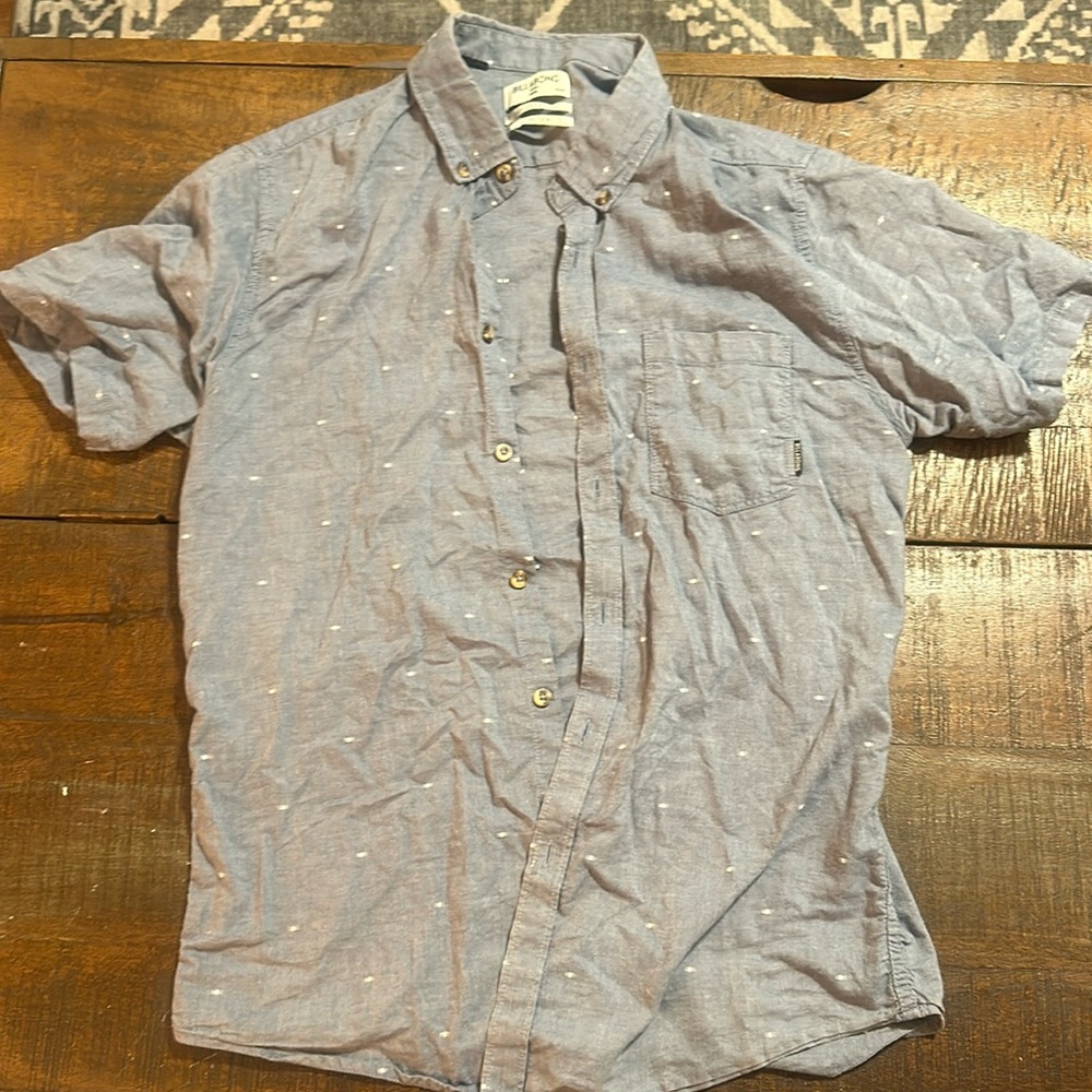 Billabong rvca button-down, medium